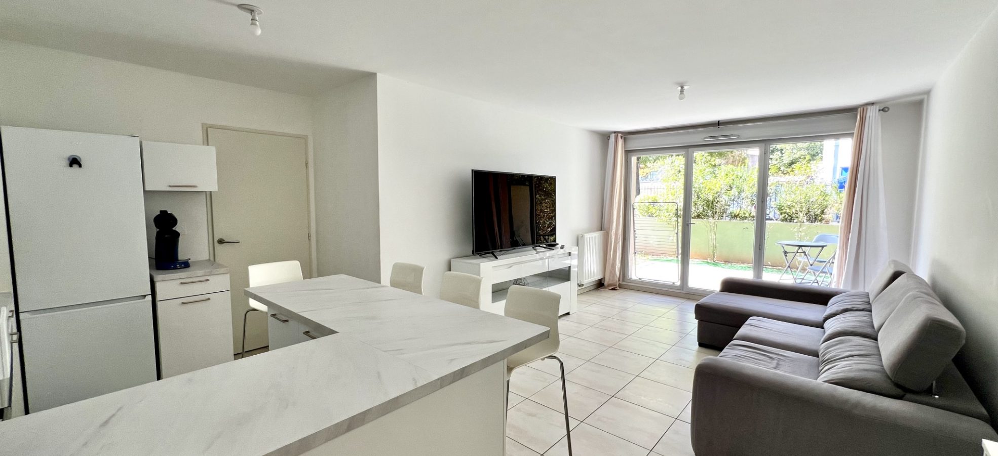 Toulon Est : Appartement T3 avec jardin privatif et stationn